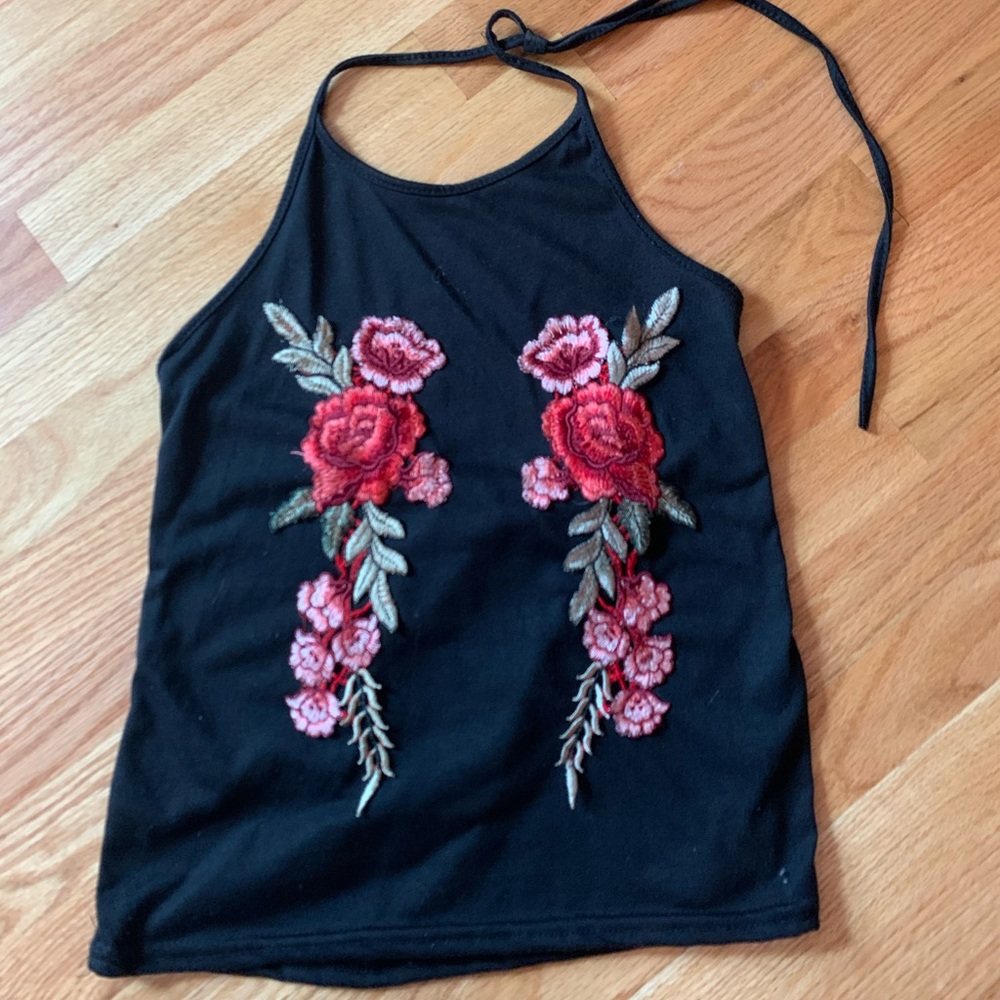 rose halter top
